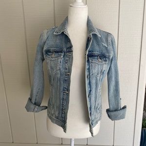 Old Navy Distressed Jean Jacket NWOT